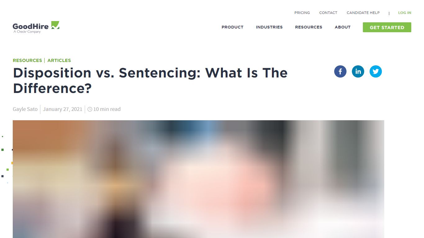 Disposition vs. Sentencing: What’s the Difference? | GoodHire